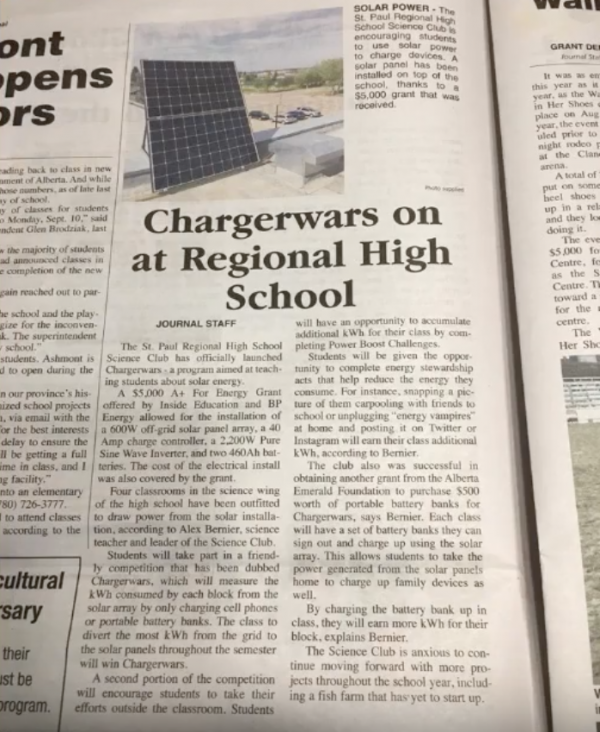 Chargerwars on at Regional High School
